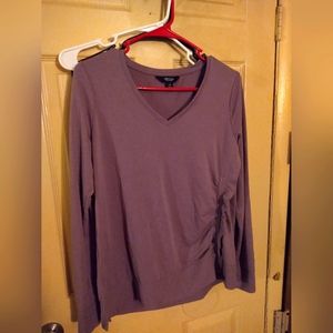 Lilac V-Neck Sweatshirt Simply Vera